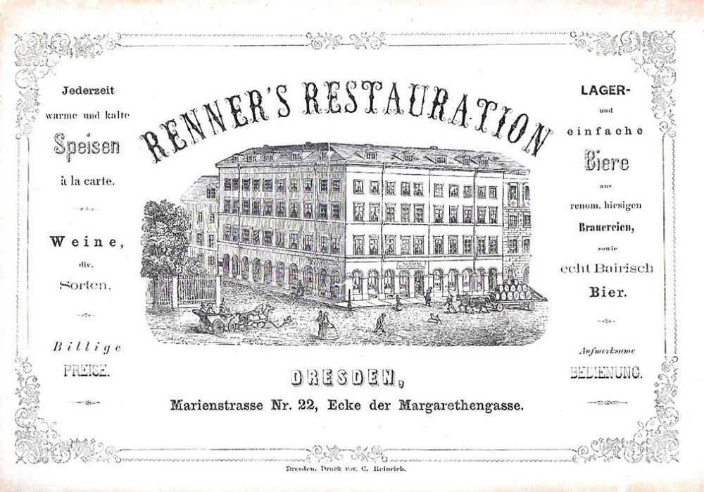 Marienstraße 18,20 (-1889 Marienstraße 22,23) / Margarethenstraße 2