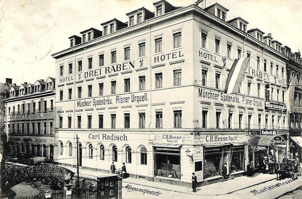 Marienstraße 18,20 (-1889 Marienstraße 22,23) / Margarethenstraße 2