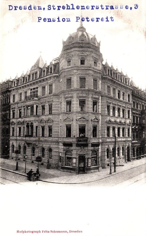 Strehlener Straße 3 (-1894 Strehlener Straße 65) / Andreas-Schubert-Straße (Werderstr.)