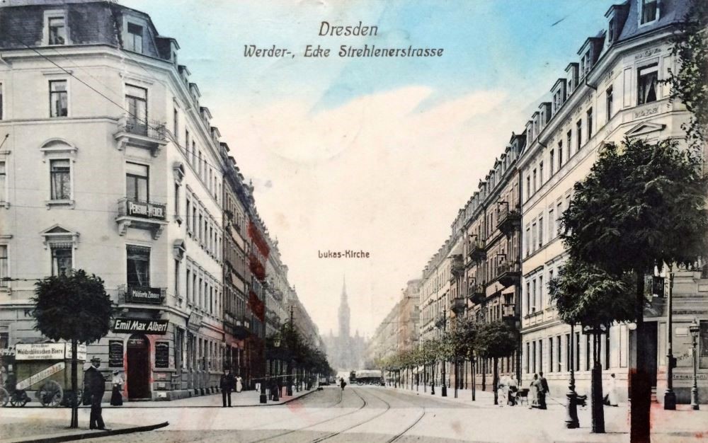 Andreas-Schubert-Straße 5 (-1946 Werderstraße 5) / Strehlener Straße