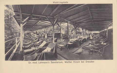 Bautzner Landstraße - Dr. Lahmanns Sanatorium