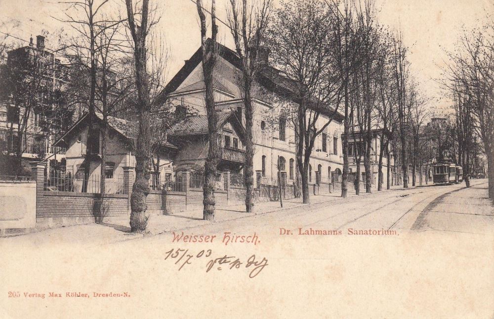 Bautzner Landstraße - Dr. Lahmanns Sanatorium