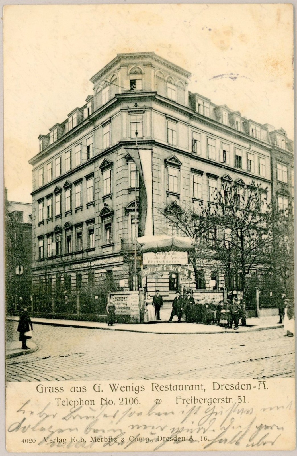 Freiberger Straße 51 (-1892 Freiberger Straße 26) / Papiermühlengasse